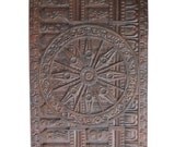 Indian Decorative Door Sun Temple Konark Wheel Wall Panel 72 X 36