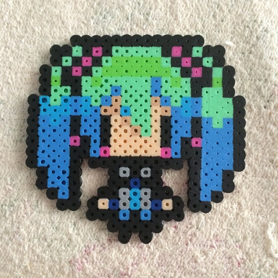 Items similar to Hatsune Miku Perler Bead Creation on Etsy