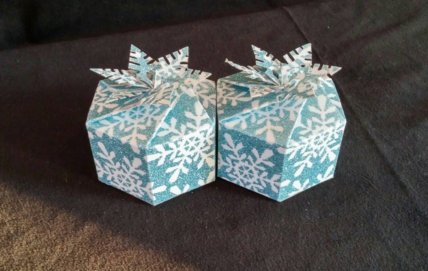 Origami Snowflake Gift Box