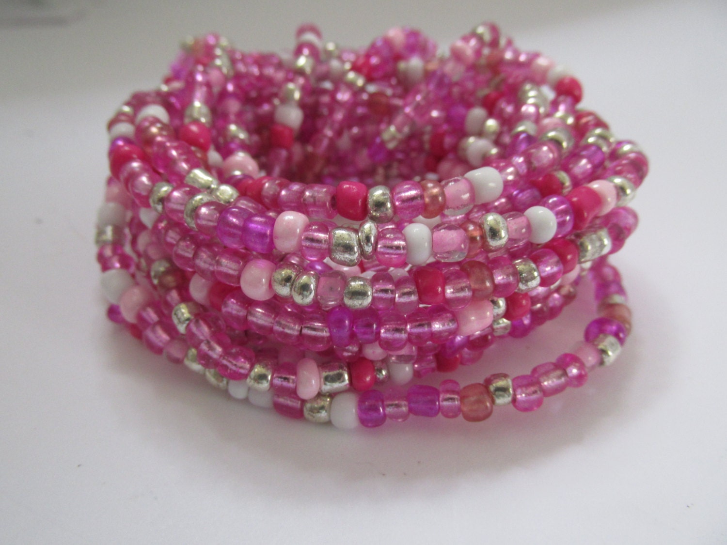 princess pink glass bead garland beaded garland wedding princess pink glass bead garland beaded garland wedding