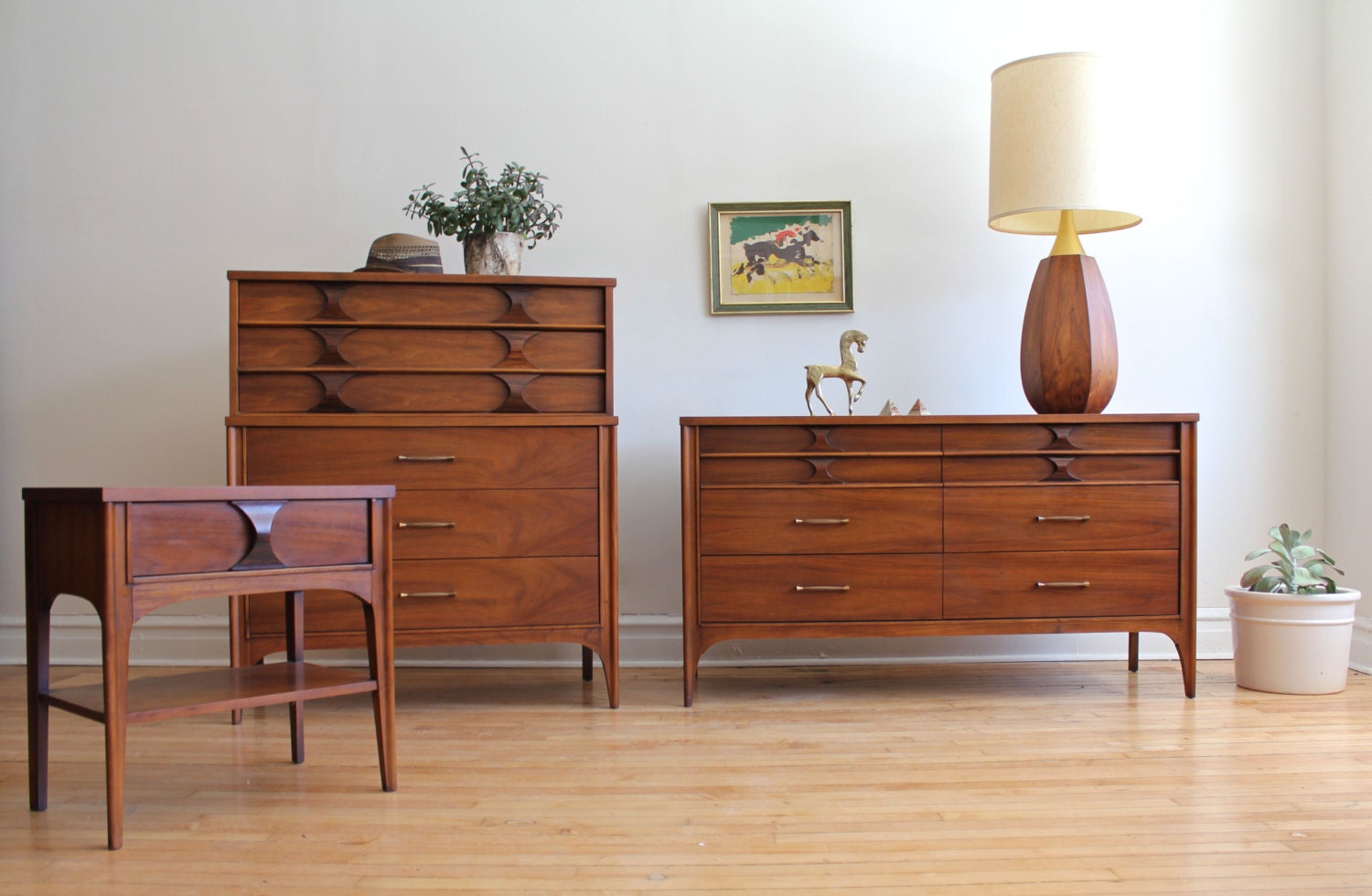 mid century bedroom furniture storage