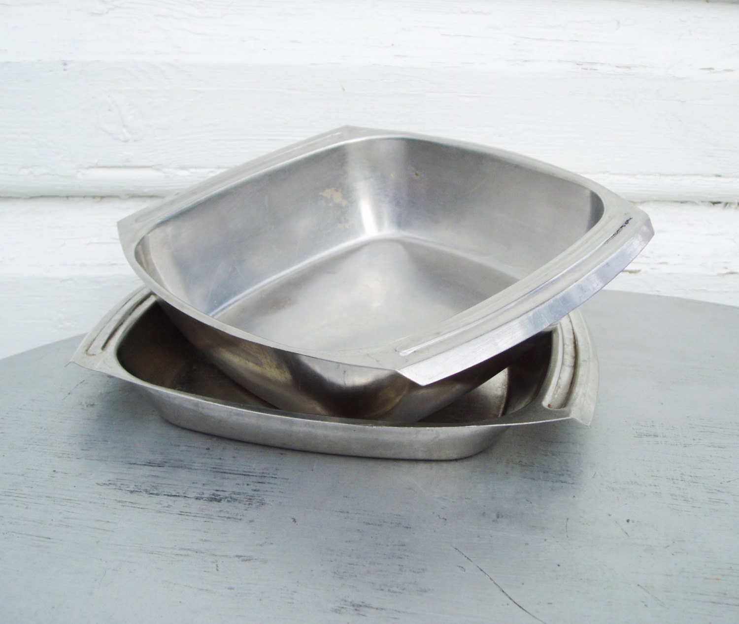 Camping Dishes Outdoor Bowls Square Army Dish Heavy Metal