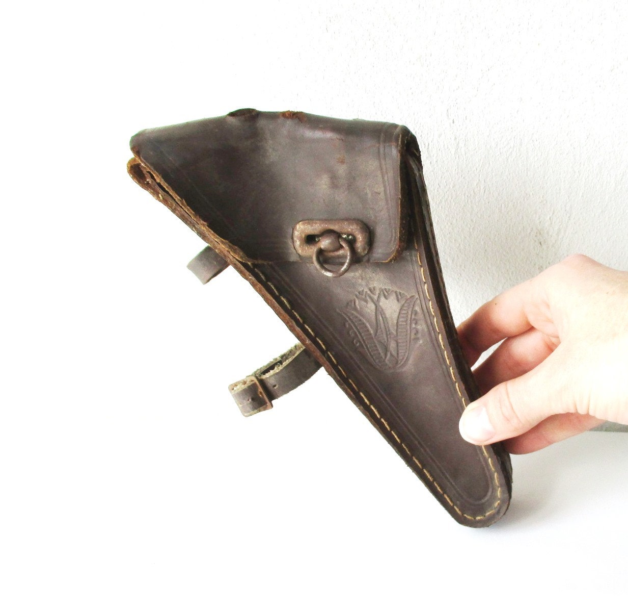 vintage bike saddle bag