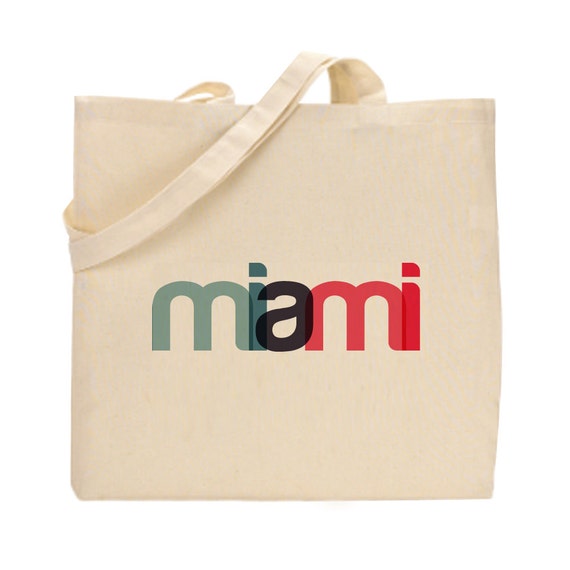 Miami Tote Bag | Miami Bridesmaid Gift | Florida Wedding | Bridesmaid ...