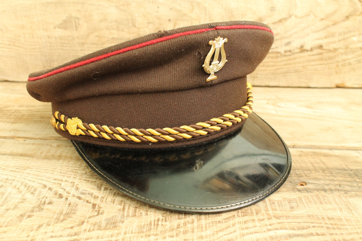 Vintage Army Cap, Military Orcestra Hat Cap Military Hat Cap – Haute Juice