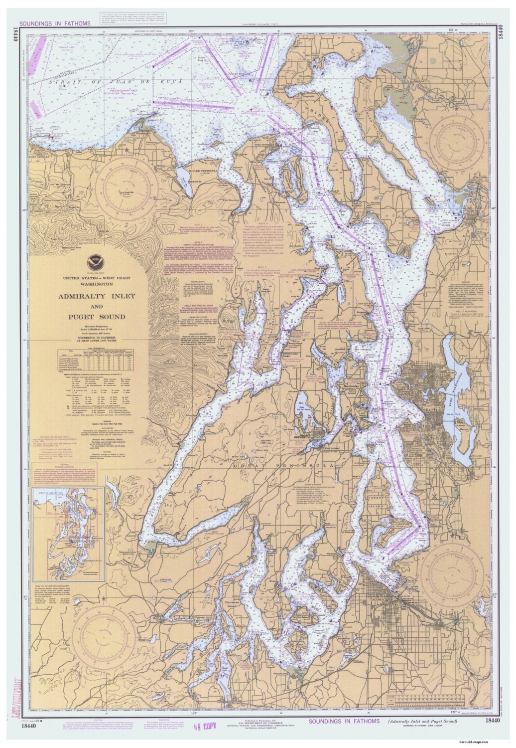 puget-sound-1984-nautical-map-washington-pc-big-area-by-oldmap