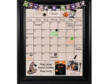 Chalkboard Calendar, Framed Calendar