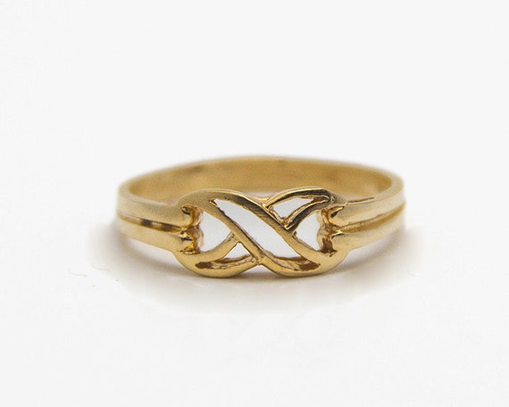 Bond ring - eternity ring - gold ring