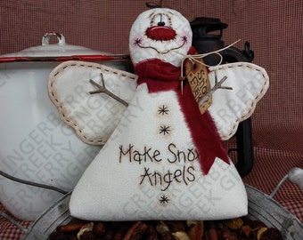 Make Snow Angels Pattern #123 - Primitive Doll Pattern