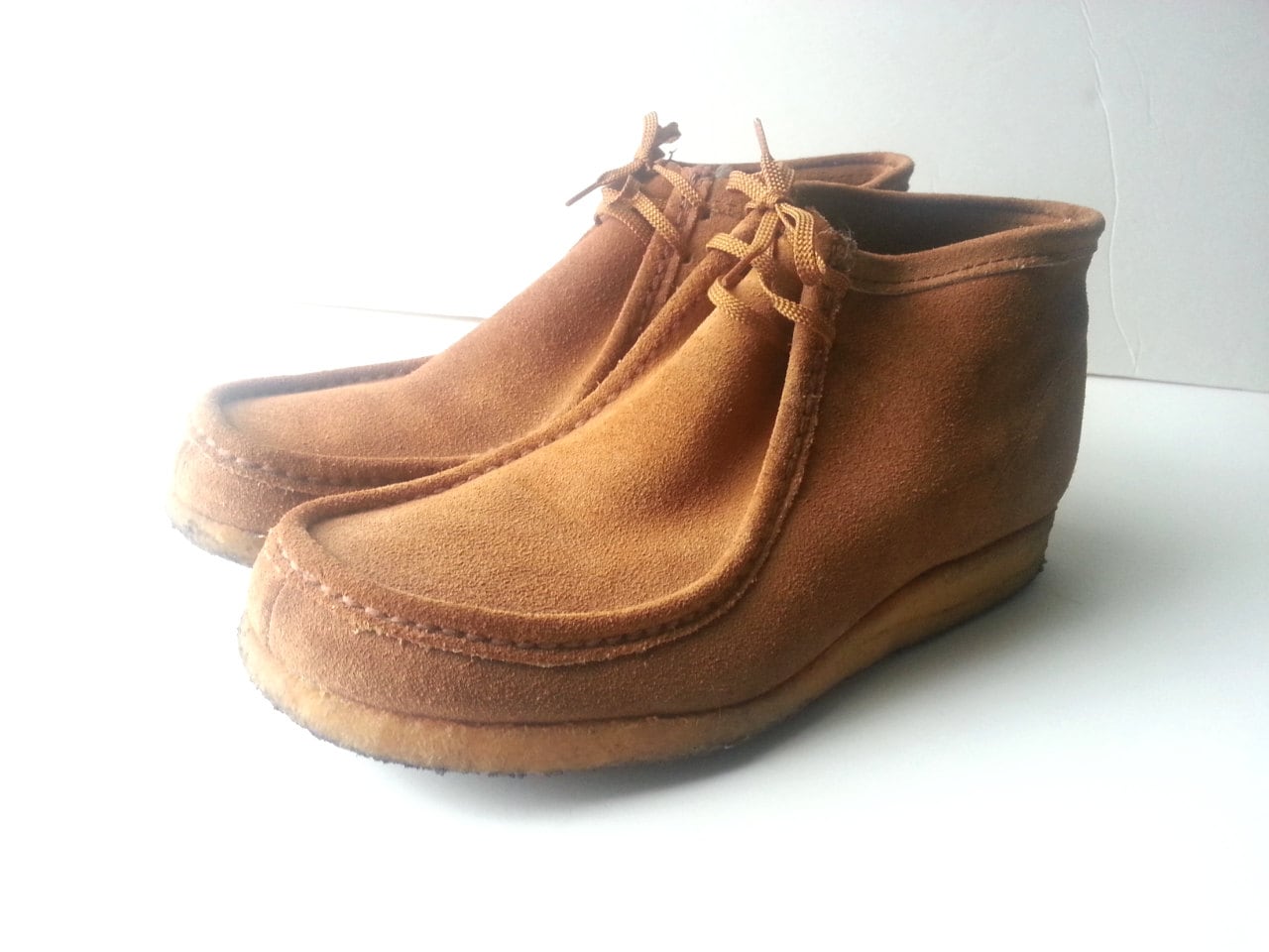 Men's 80s Suede Wallaby Boot Moc-Toe Crepe Sole Kinney