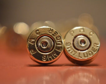 9mm Bullet Earrings