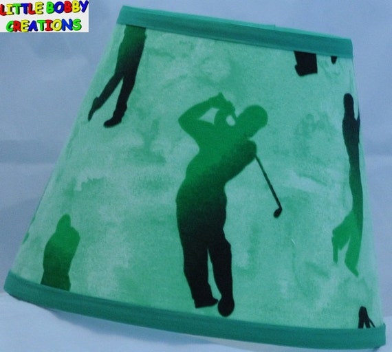 Golf Fabric Lamp Shade 10 Sizes to Choose From