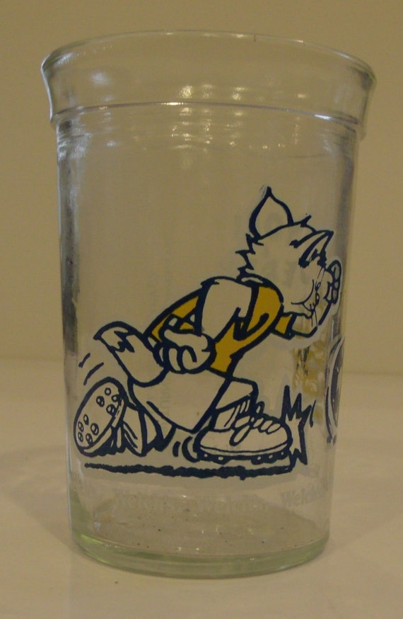 Tom And Jerry Jelly Jar Glass