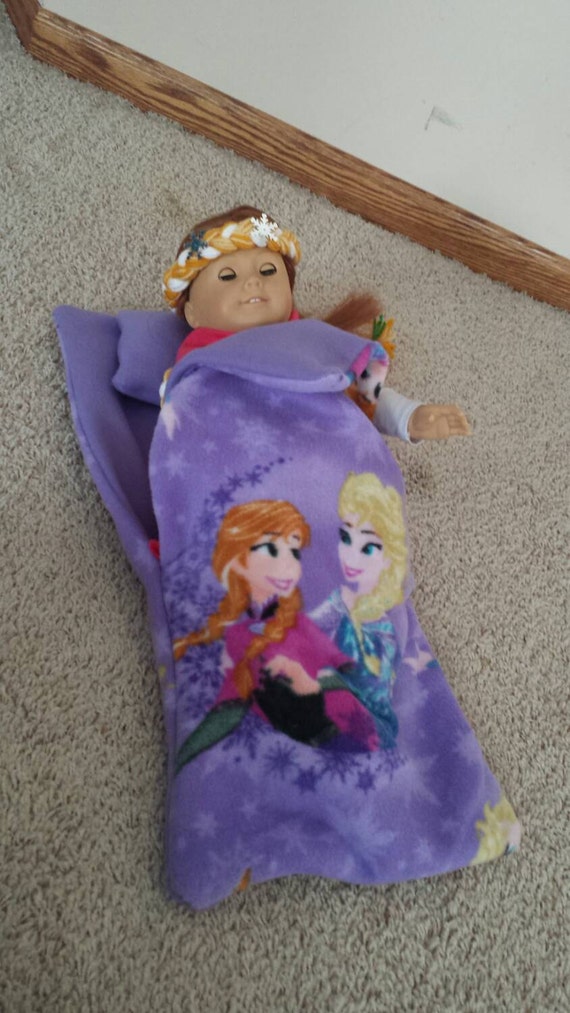 Disney's Frozen purple sleeping bag by CreativeLittle1s on Etsy