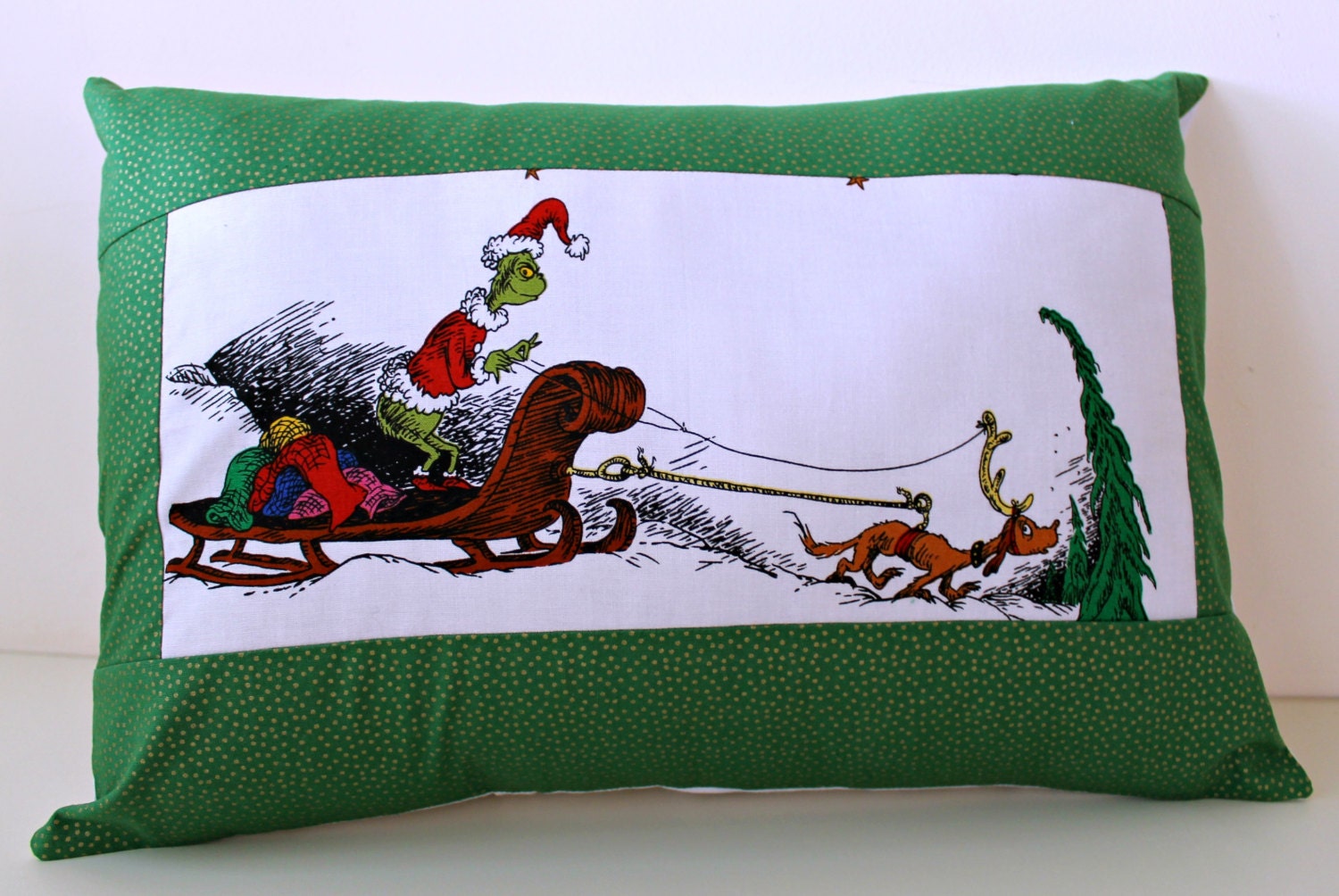 grinch pillow