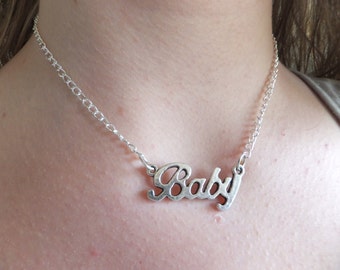 Baby Charm Ddlg Bdsm Collar Discreet Day Slave Necklace Submissive Kinky Age Play Girl Bondage Sexy Chain Sissy Adult ABDL Sub