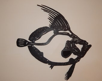 Popular items for metal fish art on Etsy