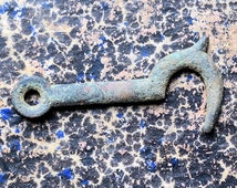Medieval bronze hook//Old hook/Vintage//Bronze  hook//Antique hook//Round//Ancient hook//Medieval//