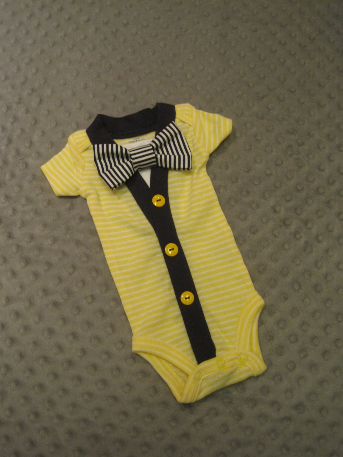 Infant Onepieces Bow Tie bodysuits Baby outfit by BelinBoutique