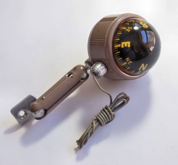 Vintage Airguide Lighted Mobile Compass by CandysPastandPresent