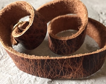 Reclaimed Leather Bracelet