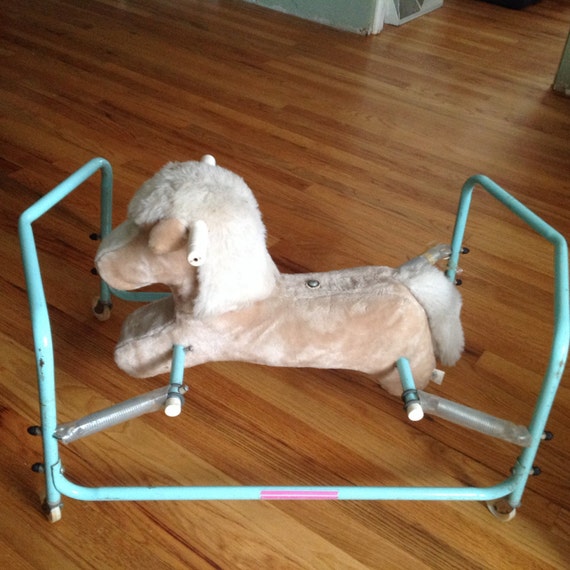 bouncing rocking horse