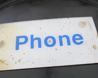 Vintage Telephone Sign, Vintage Sign, Vintage Signs, Telephone Sign, Signs, Old Signs