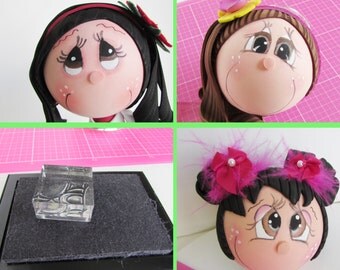 Bundle Pack Fofucha Doll Eye Stamps- Create perfect eyes for your Fofucha