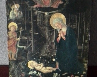 nativity block by neri di bicci