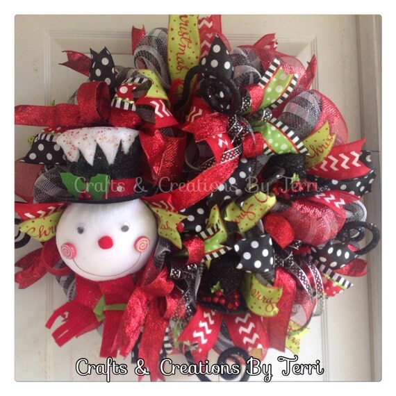items similar to snowman wreath christmas wreath raz items similar to snowman wreath christmas wreath raz