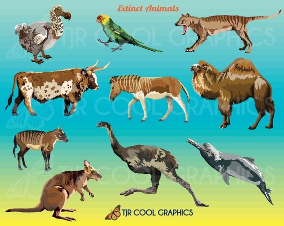clipart of extinct animals - photo #40