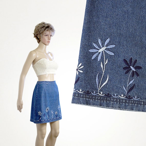 Blue Jean Mini Skirt 51