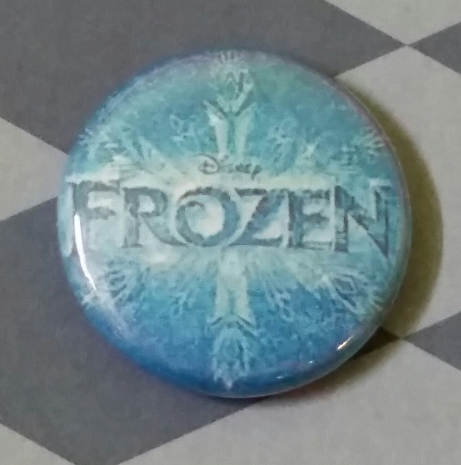 Frozen Logo Pinback Button by CampCoaster on Etsy