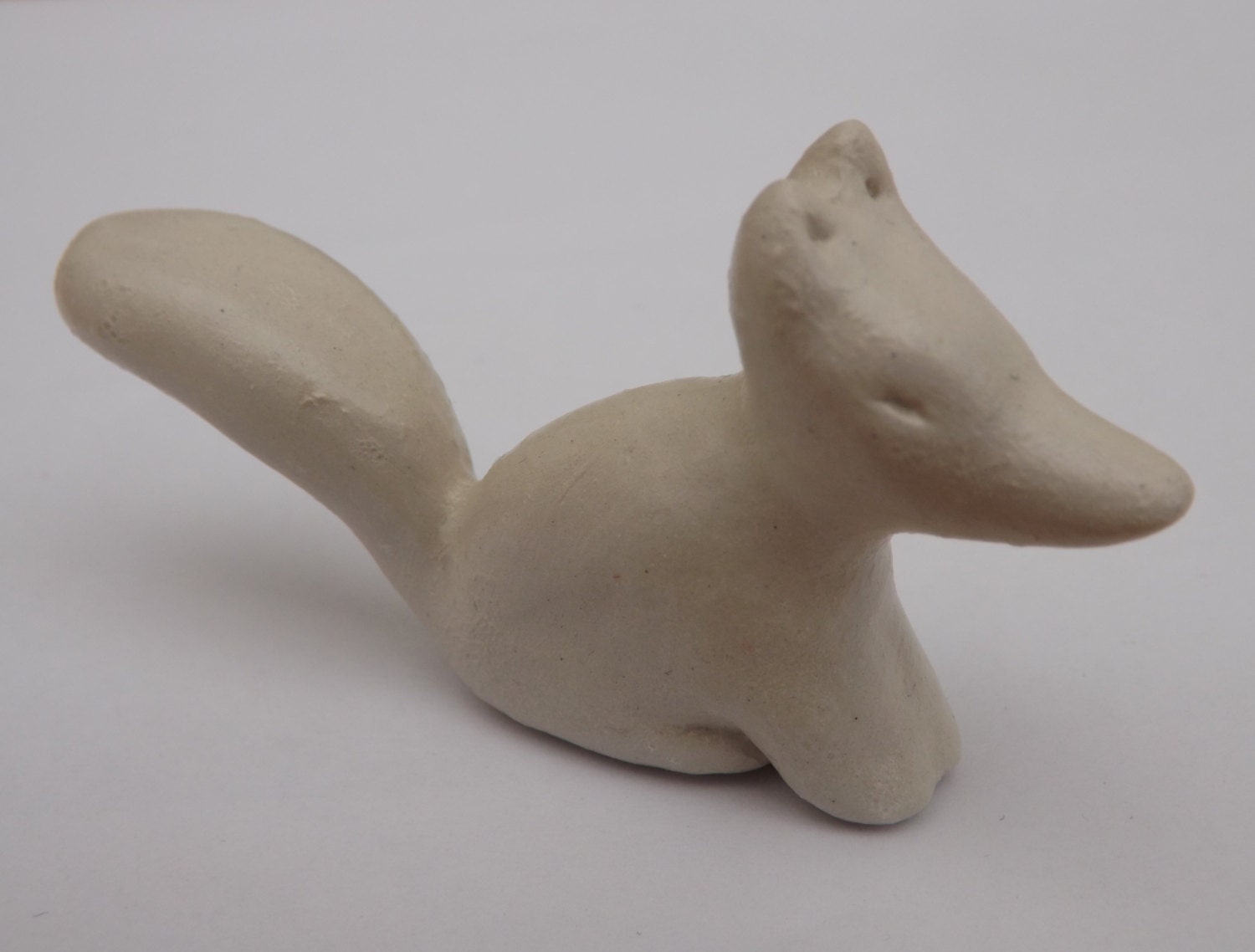 Clay Fox Sculpture Fox Art Clay Art Fox Sculpture by ClaudinesArt