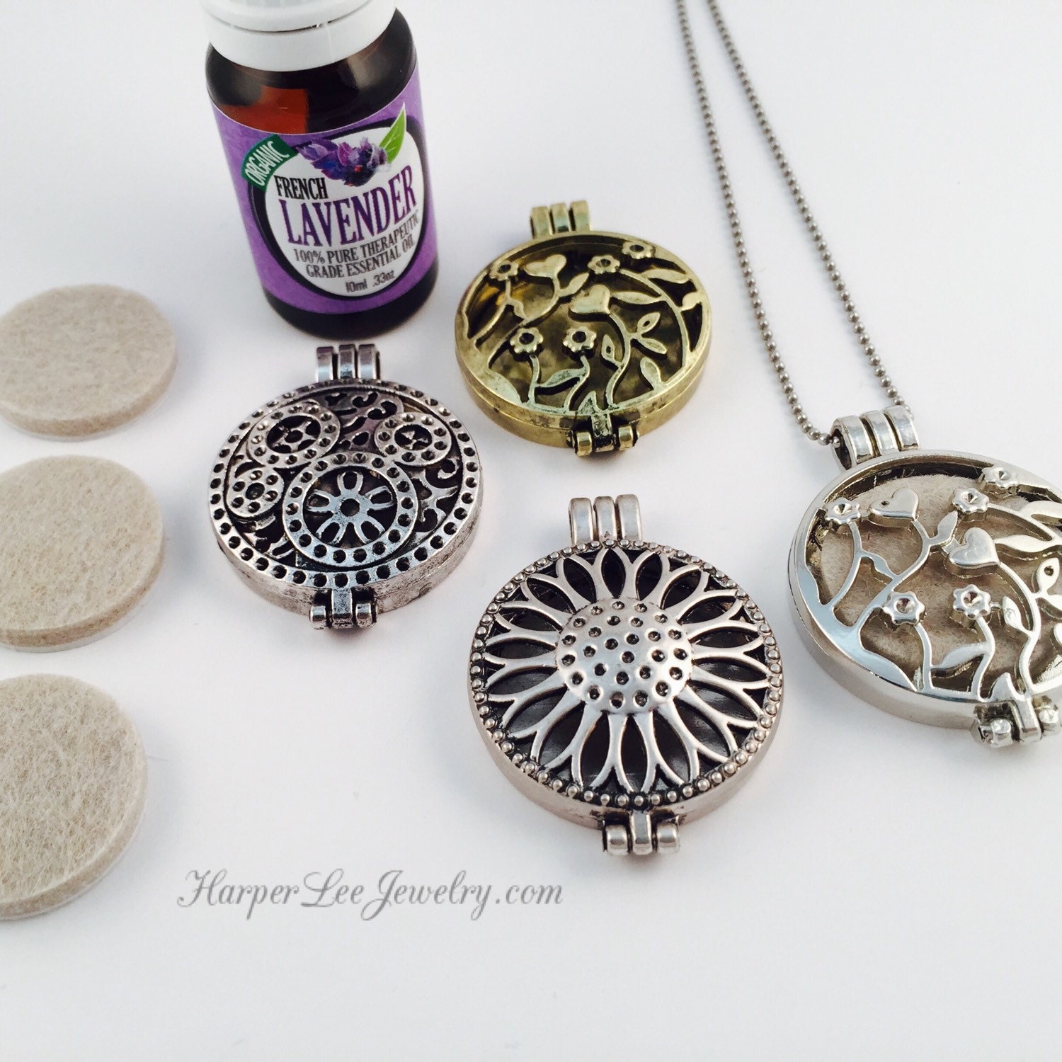 Locket Diffuser Essential Oil Accessory by HarperLeeJewelry