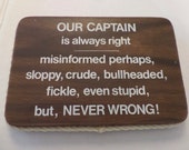 Vintage Nautical Wall Hanging Captain Plaque Nautical Naughty Vintage Nautical Wall Hanging Captain Plaque Nautical Naughty