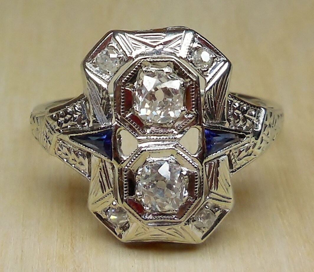 Vintage Antique 1.16ct Old Mine Cut Diamonds by DiamondAddiction