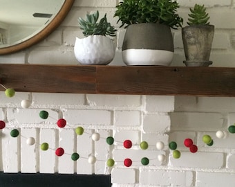 Christmas Felt Ball Garland