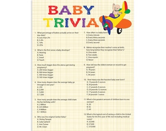 Printable Baby Shower Game Guess Who