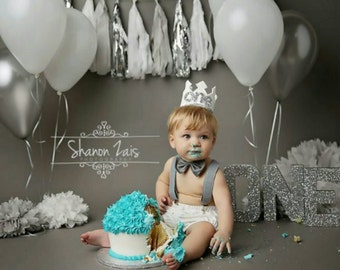 First Birthday Felt Crown | Felt Crown | Birthday Boy Crown | Cake Smash | 1st Birthday | Baby Birthday
