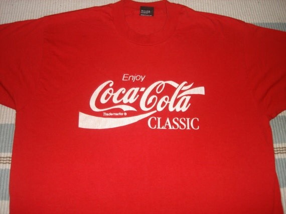 coca cola shirts 80s