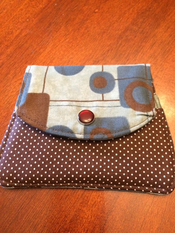 Items similar to Card Wallet with three pockets. on Etsy