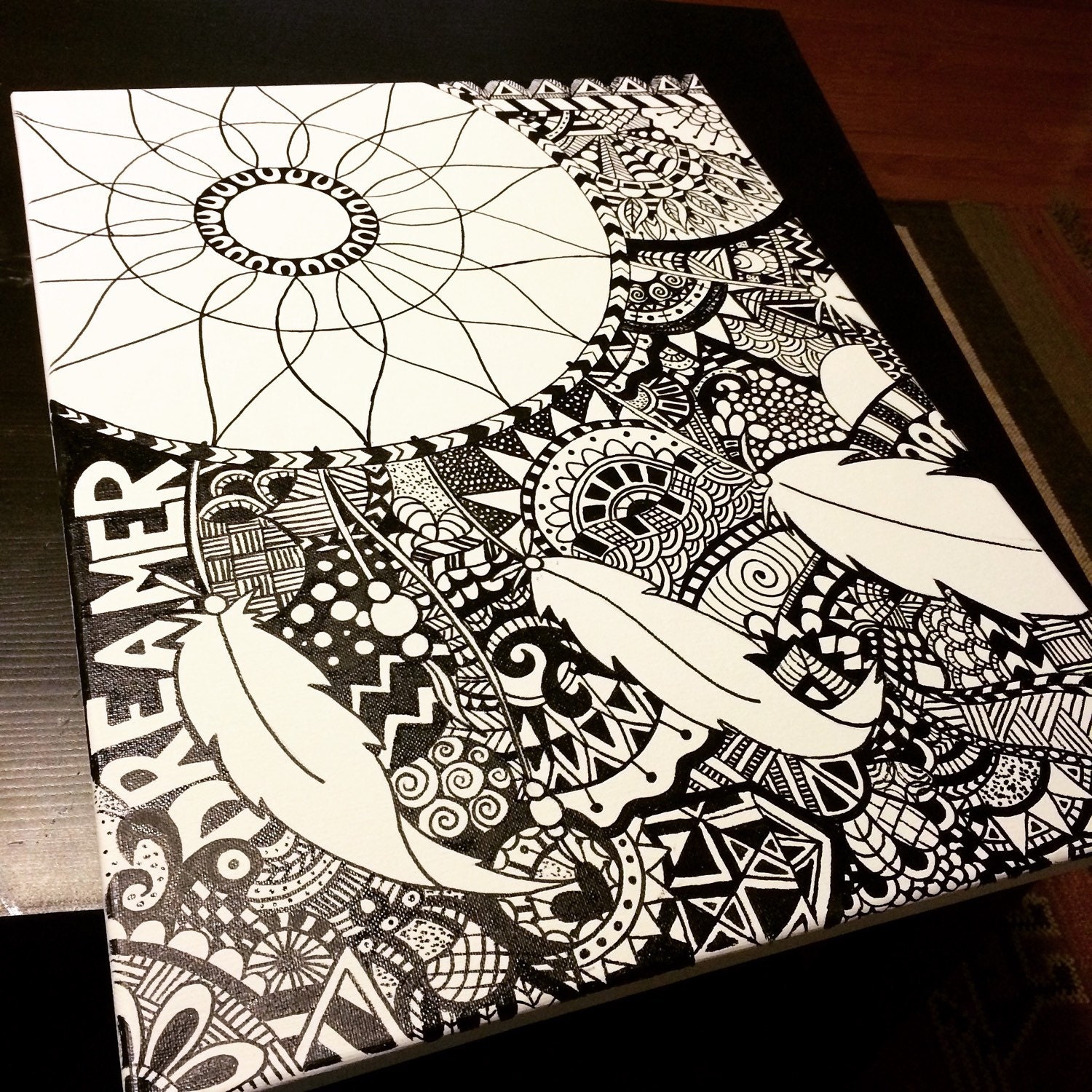 Dream Catcher Doodle Art