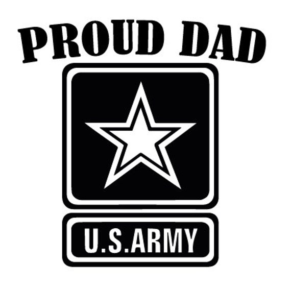 Download Proud Army Dad Decal Many sizes and colors