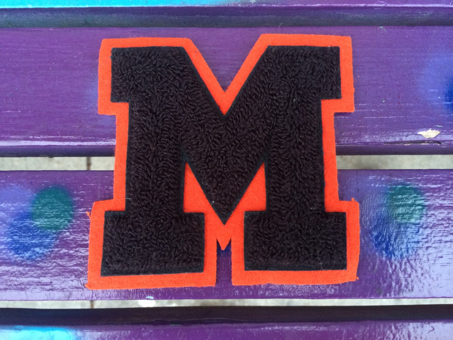 Letter M Letterman's Patch