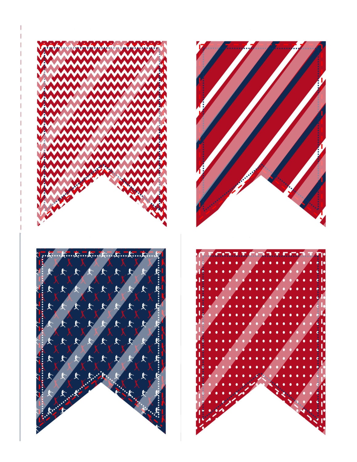 Baseball Team Banners Printable Baseball Banner by Printables4Less