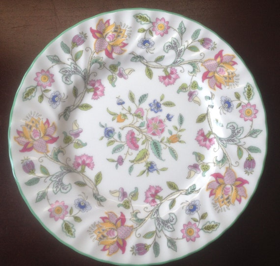 Minton Haddon Hall Salad Plate Bone China by lulusvintagechina