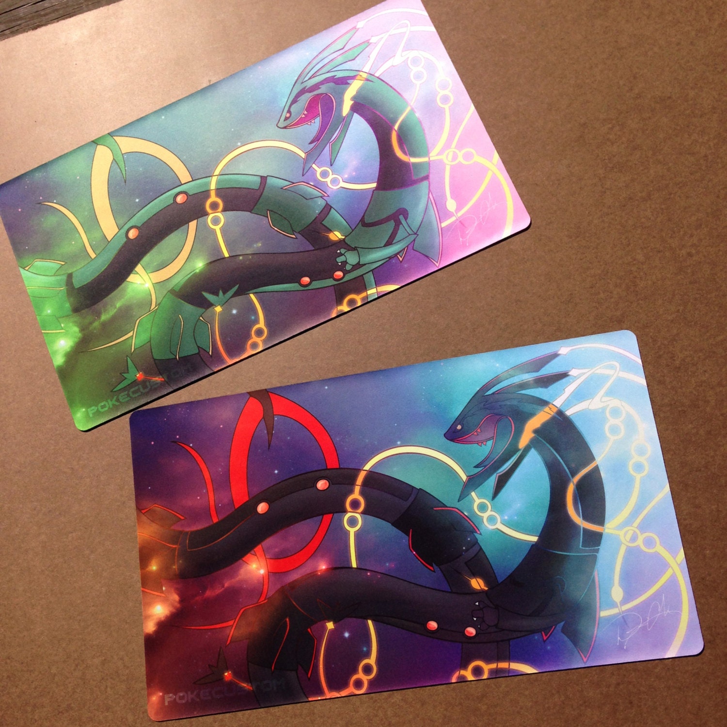 mega rayquaza playmat