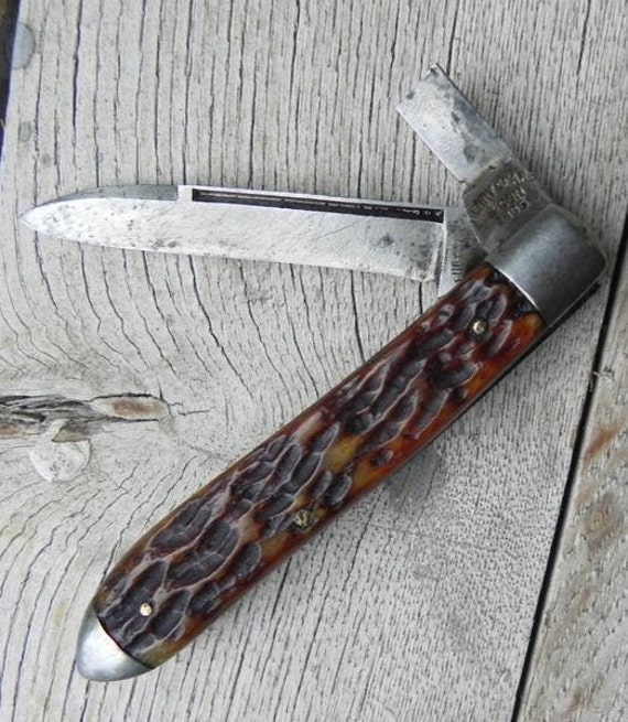 Post Civil War pocket knife Henry Sears & Sons 1865 as is