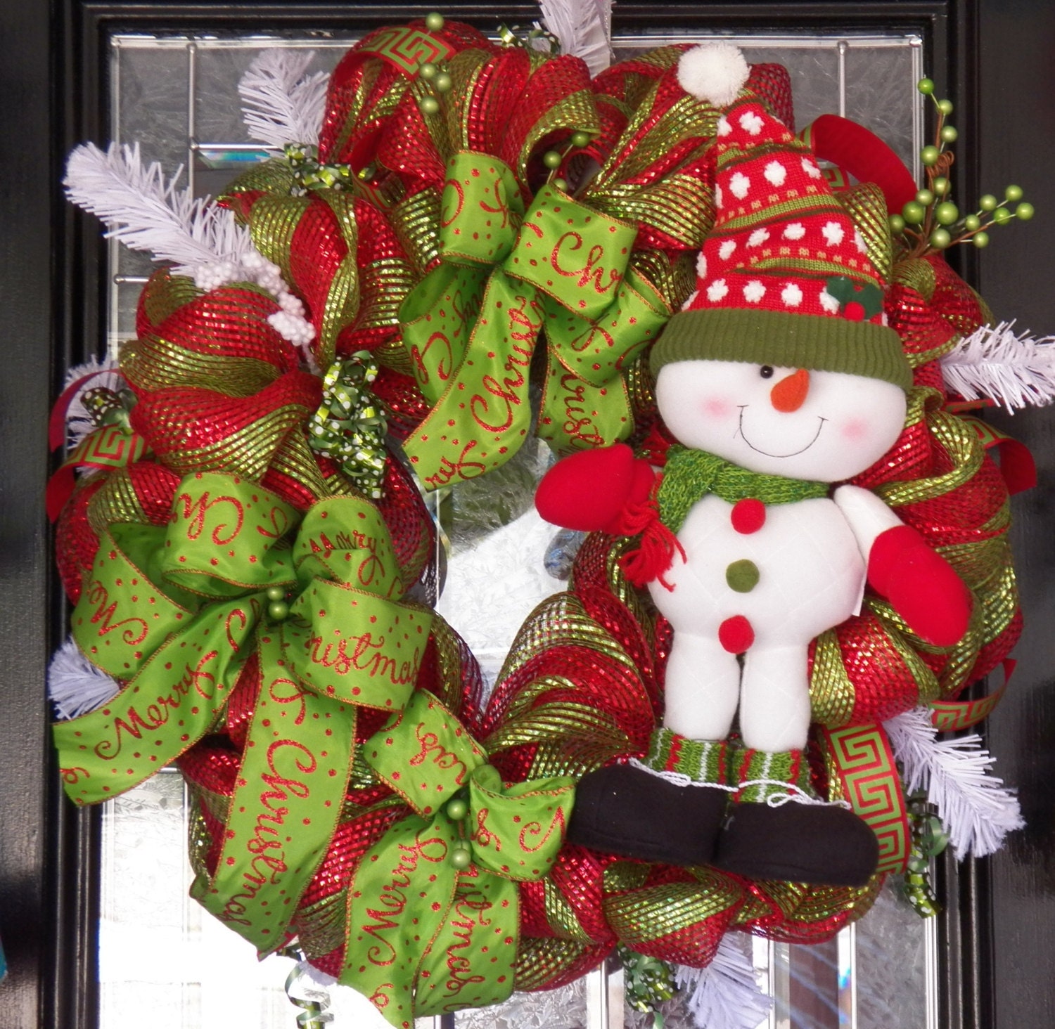 Christmas Wreath Door Hanger 